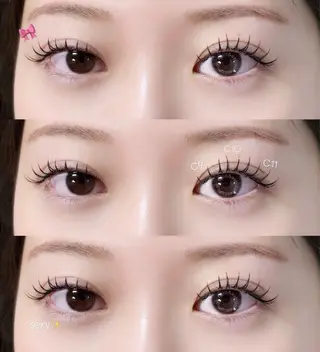 マツエク・マツパ Lumos sakura🎀🔗のマツエク・マツパデザイン