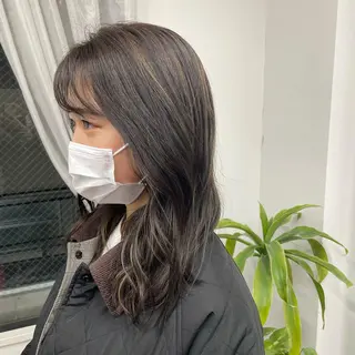 セミロング 榎本 紀美／カット無料のヘアスタイル