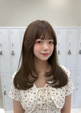 ミディアム sora/レイヤー/ 似合わせカット🎀のヘアスタイル
