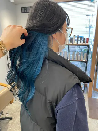 ロング ior北千住【イオール】所属・YU(ハイトーン/ ブリーチカラー)のヘアスタイル