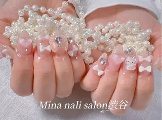 ネイル 🎀鈴音🎀 ワンホンネイルのネイルデザイン