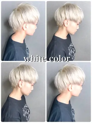 ショート カラー Selenehair 三条本店のヘアスタイル