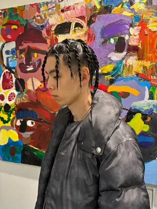 ミディアム ヘアアレンジ メンズ メンズ/特殊ヘア パーマ🕷️小夏貴也のヘアスタイル