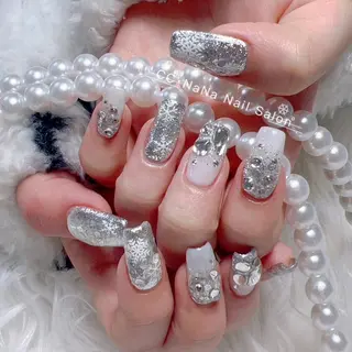 ネイル 💎CC・NaNa 韓国風ネイル🌙Cのネイルデザイン