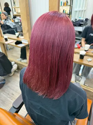 カラー WATARU/ 韓国風巻き髪のヘアスタイル