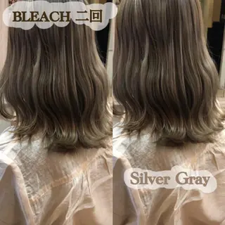 ミディアム カラー ✨ブリーチ特化✨ 💚Acchon💚のヘアスタイル