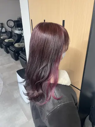 セミロング tokute 中野真咲🐺のヘアスタイル