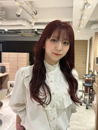 カラー 塚下 怜菜のヘアスタイル