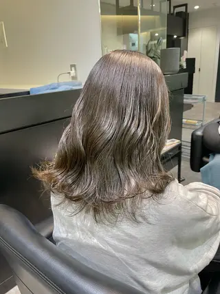 ミディアム カラー ダブルカラー🦖 /髪質改善⚡️しおりのヘアスタイル