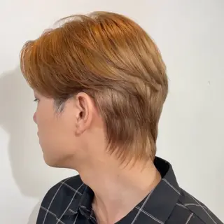 ショート カラー メンズ SHO 👻原宿 /艶カラーのヘアスタイル