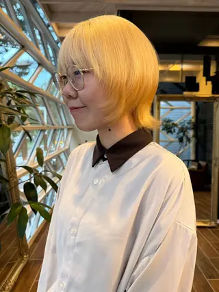 ショート カラー 村上 輝のヘアスタイル