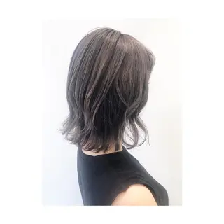 ミディアム カラー あらい なつみのヘアスタイル