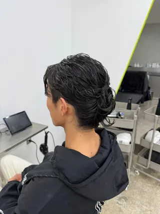 ミディアム 柏/メンズパーマ/ ナチュラル/颯寿のヘアスタイル