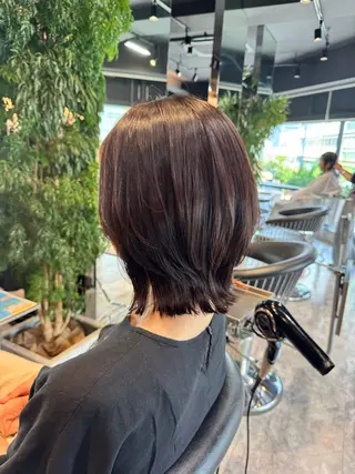 ミディアム カラー Respia所属・細貝 和のヘアスタイル