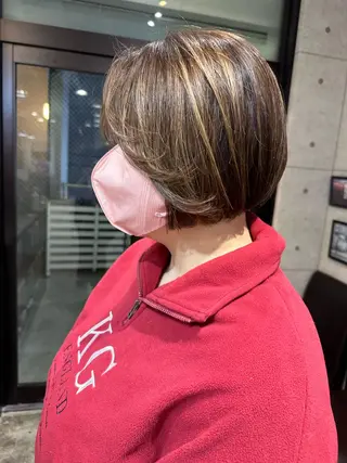 ショート カラー 遠藤沙也加 /レイヤーカットのヘアスタイル