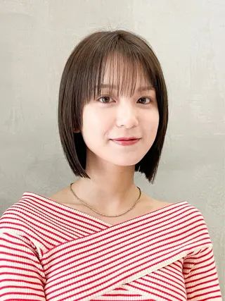 ミディアム 🎟くびれヘア/ボブ 髪質改善/ユイのヘアスタイル