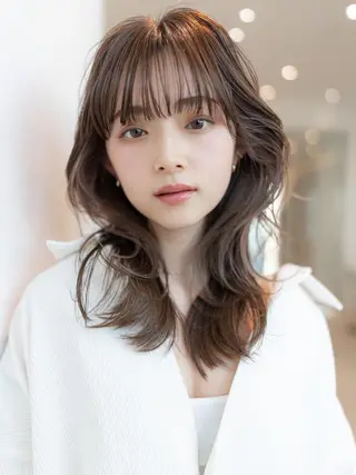 セミロング カラー HAVANA渋谷店所属・渋谷メンズ特化/ mayukoのヘアスタイル