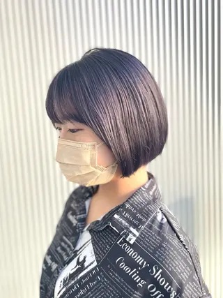 ショート カラー 💫小顔カット TAROのヘアスタイル