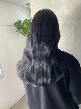 ロング 【縮毛矯正髪質改善】 中山健太のヘアスタイル