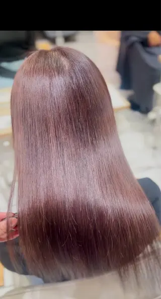 セミロング カラー 艶髪透明感🫧/ひか カットモデル募集✂︎のヘアスタイル