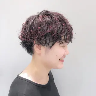 ショート 似合わせ艶髪カラー ❤️ハダユミのヘアスタイル
