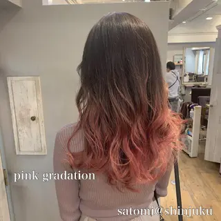 ロング 淡色ふんわりhair 新宿satomiのヘアスタイル