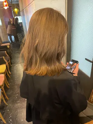 セミロング 韓国 / 中国ヘア 🦋Noniのヘアスタイル