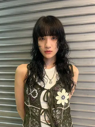 ロング momoca 暖色カラー/ボブのヘアスタイル