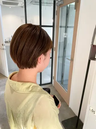 ショート カラー Takuma Suzuki中目黒のヘアスタイル