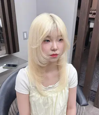 ミディアム ブリーチ・エクステ 🎀メイのヘアスタイル
