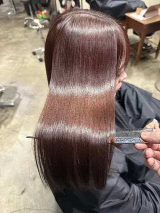 ロング 【💎ツヤ髪💎】 ダメージレスカラー✨のヘアスタイル