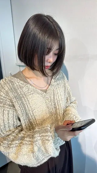 ショート カラー 透明感カラー 暖色shihoのヘアスタイル