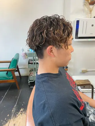 パーマ メンズ h a k u 大倉 卓人のヘアスタイル