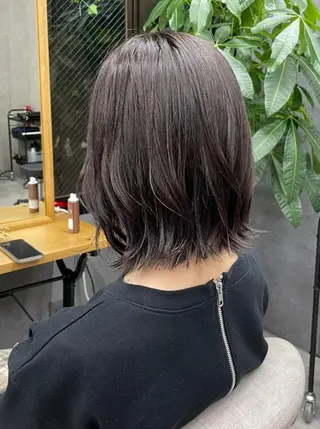 ミディアム カラー FRAME spa&hair room博多店【フレーム】所属・髪質改善｜顔周り｜博 多｜川上智也のヘアスタイル