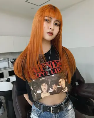 ミディアム カラー レイヤー専門家 ダブルカラー修のヘアスタイル