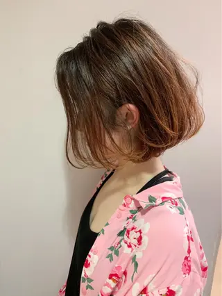 ショート ケアカラー×髪質改善 🌙OKUBO🌙のヘアスタイル