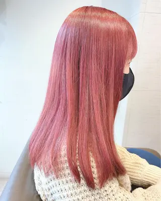 ロング カラー 🌿earth亀有店 【緑髪のノブ】🌿のヘアスタイル