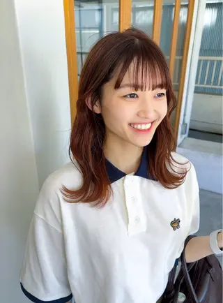 ミディアム COMILE 🌼 SUZUKAのヘアスタイル