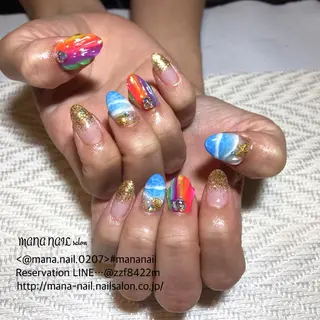 ネイル 廣瀬 真奈美のネイルデザイン