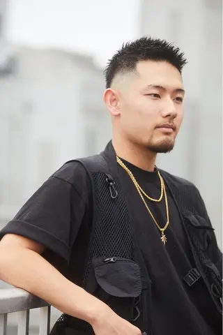 ショート 艶カラー/フェイス レイヤー/たむのヘアスタイル