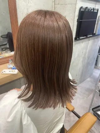 ミディアム ユイナ カラーモデル大募集のヘアスタイル