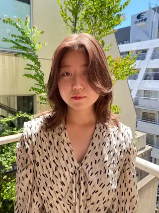 ミディアム Lay/カラーリスト Myuukaのヘアスタイル