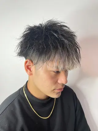 ショート カラー メンズ 【men's Lapis横浜】海人のヘアスタイル