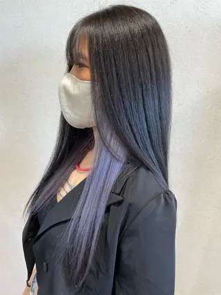 カラー 岡村 真子のヘアスタイル