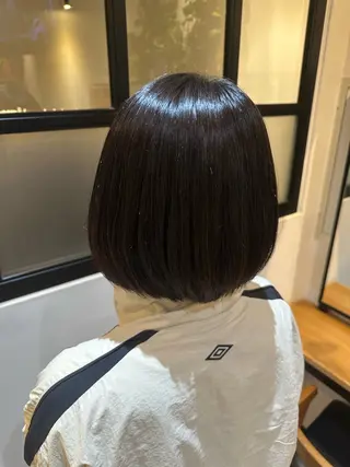 ショート パーマ weaves-SETAGAYA-所属・Luna🌙 艶カラーのヘアスタイル
