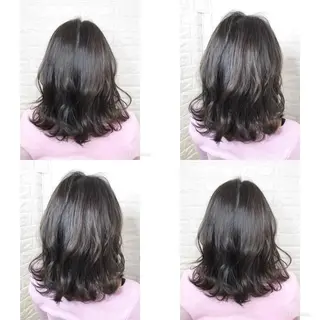 ミディアム カラー KIZU 髪質改善 オカルト怪談のヘアスタイル