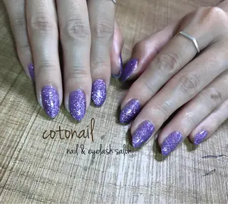 セミロング ネイル ツメトマツゲ .のネイルデザイン