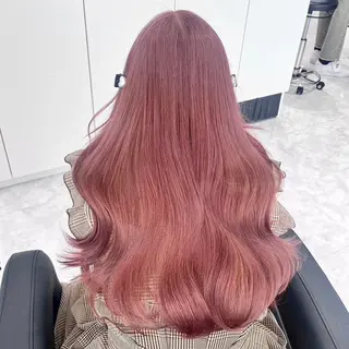 ロング カラー 🩷暖色カラー🩷 BONのヘアスタイル