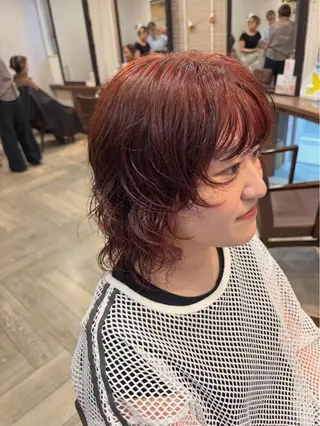 ミディアム 木場 麗咲のヘアスタイル