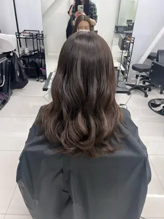 セミロング カラー kayo/カラー モデル募集中✨のヘアスタイル